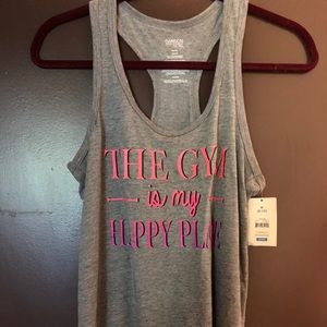 NWT Danskin Now workout shirt, size medium (8-10)